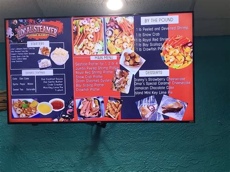 local steamer panama city|local steamer seafood market menu.